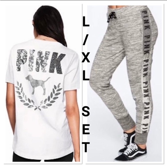 PINK Victoria's Secret Pants - NWT VS PINK RARE HTF BLING SET